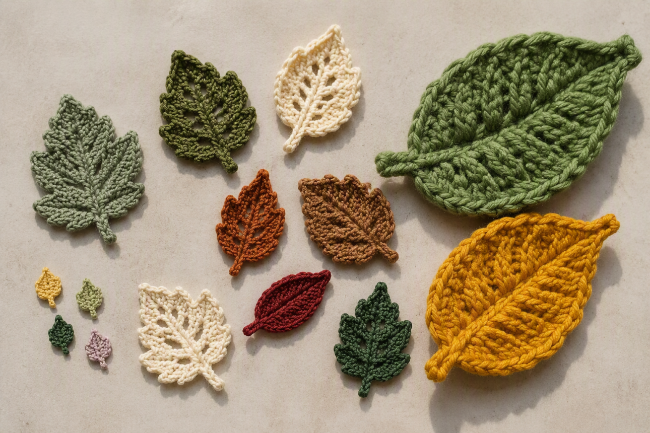How to Crochet a Leaf Pattern for Beginners 3 Step 1: Gather Your Materials and Create a Slip Knot