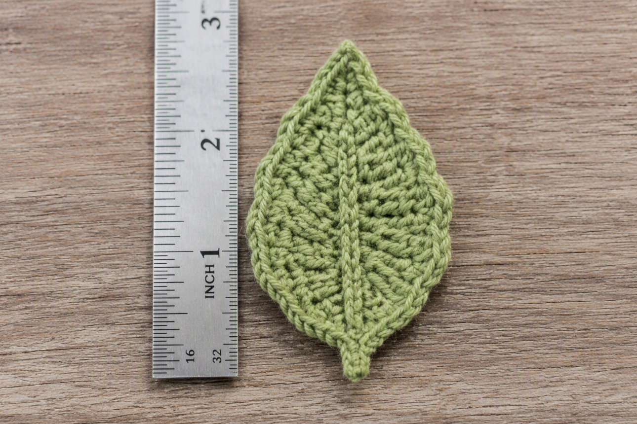 How to Crochet a Leaf Pattern for Beginners 5 Step 4: Create the Leaf Tip