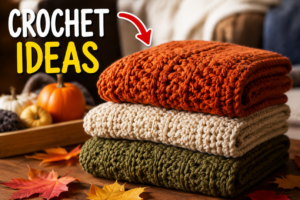 12 Creative Crochet Ideas for Cozy Fall and Winter Nights crochet ideas for fall and winter