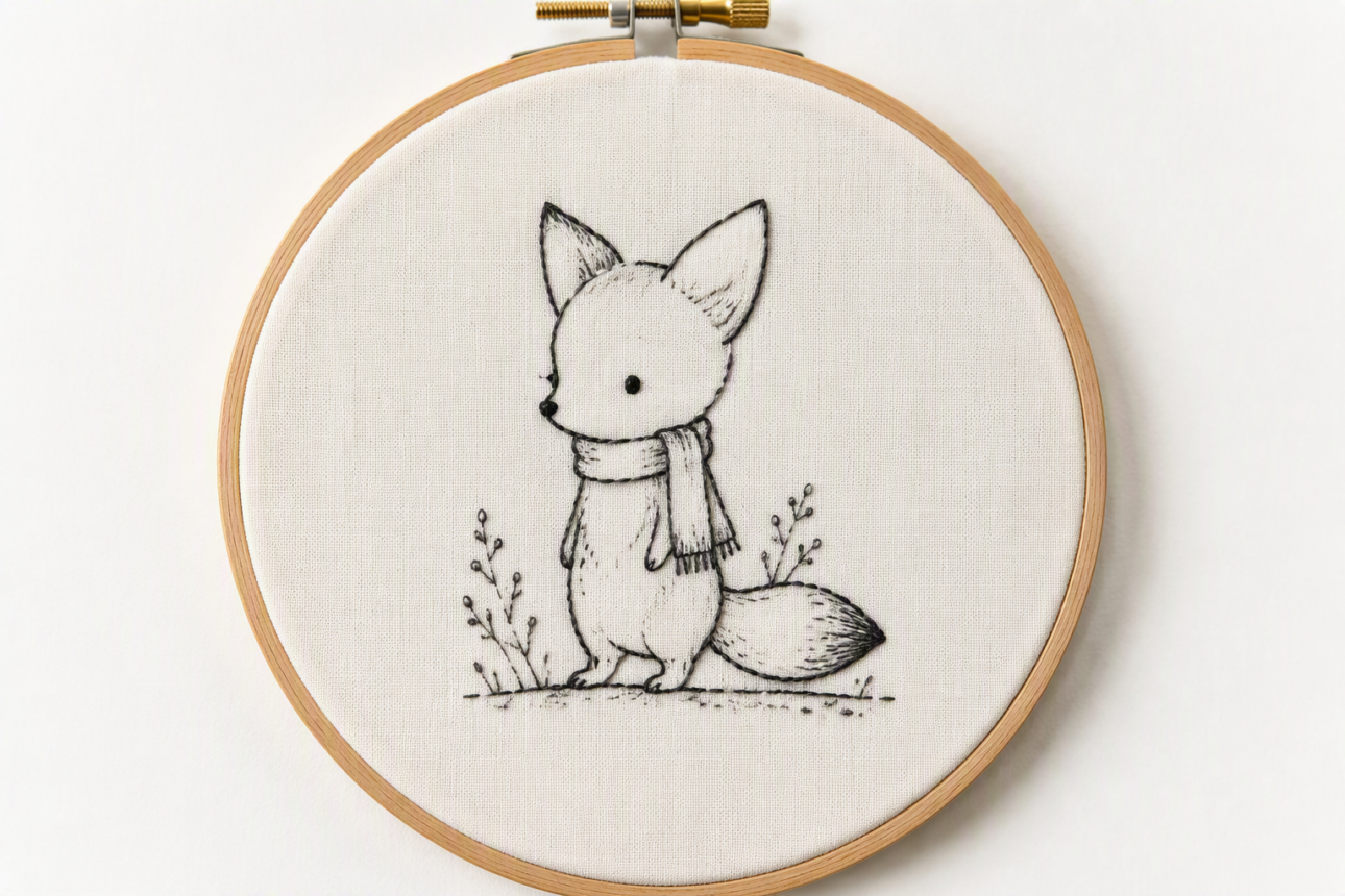 13 Genius DIY Embroidery Ideas for Beginners 8 6. Minimalist Line Art Characters
