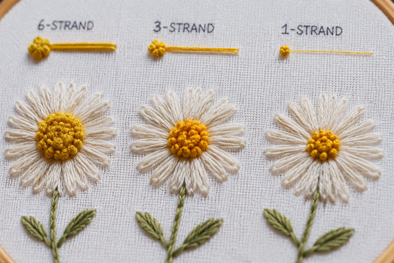 How to Embroider Flowers Step by Step 6 Step 4: Build Woven Flowers