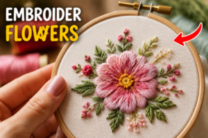 How to Embroider Flowers Step by Step how to embroider flowers step by step