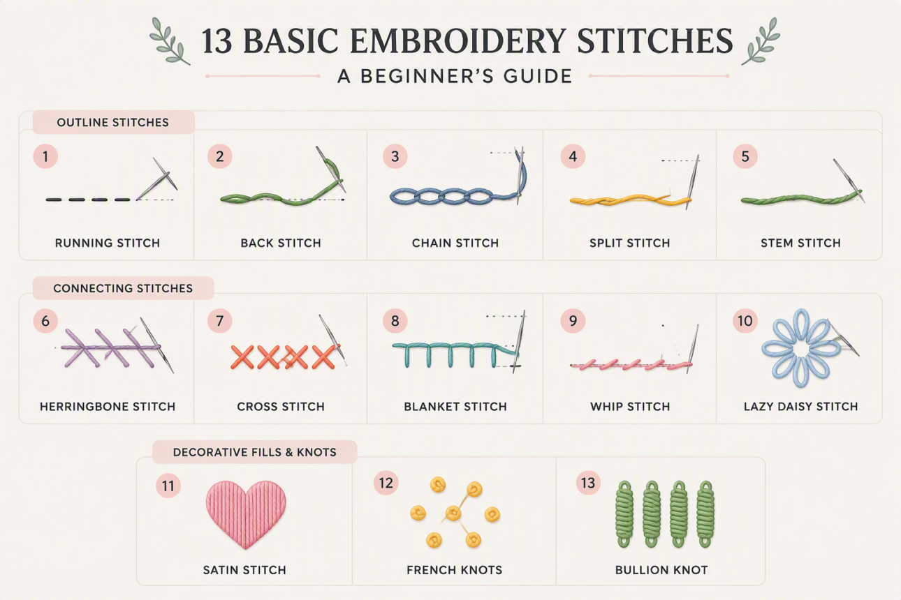 How to Embroider Stitches Step by Step 6 Troubleshooting Your Stitches