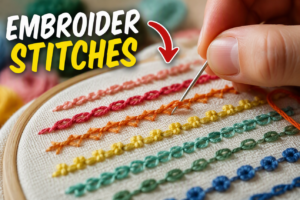 How to Embroider Stitches Step by Step embroider stitches guide