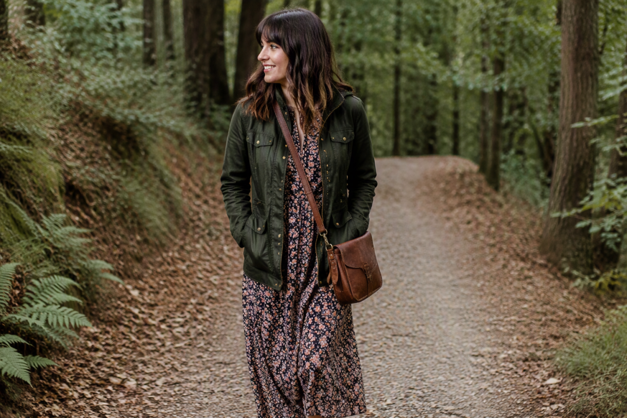 12 Creative Forest Style Outfit Ideas for Nature Lovers 5 3. Utility Jacket Layering