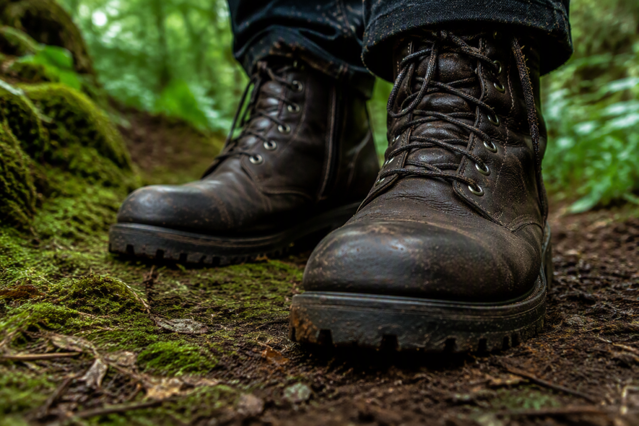 12 Creative Forest Style Outfit Ideas for Nature Lovers 6 4. Statement Combat Boots