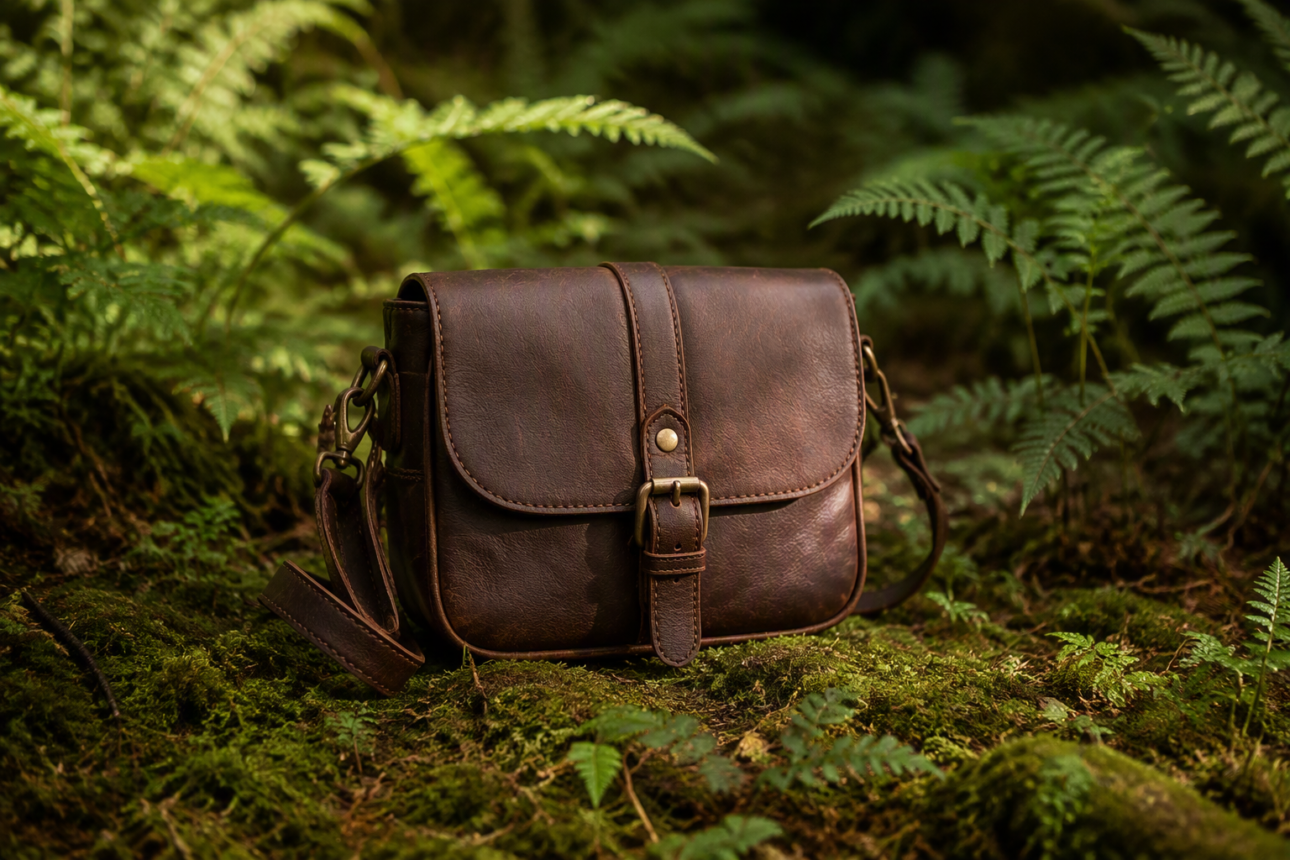 12 Creative Forest Style Outfit Ideas for Nature Lovers 10 8. Crossbody Utility Bags