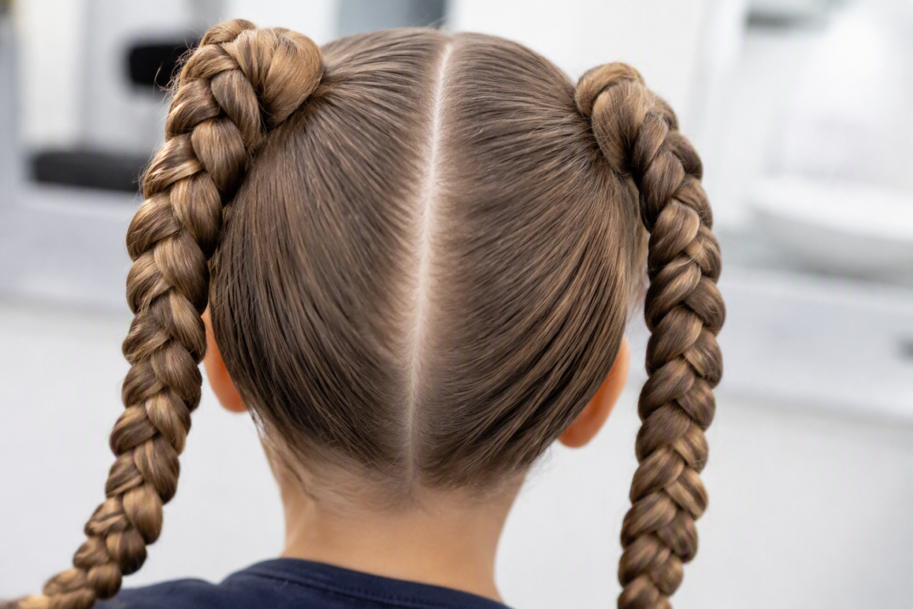 11 Simple Braided Pigtails Hairstyles for Beginners 3 1. Best Dutch Braid High Pigtails