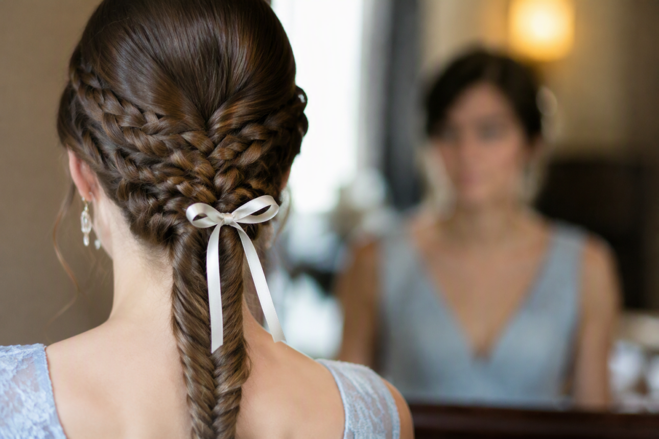 11 Simple Braided Pigtails Hairstyles for Beginners 6 4. Beautiful Five-Strand Transition Braids