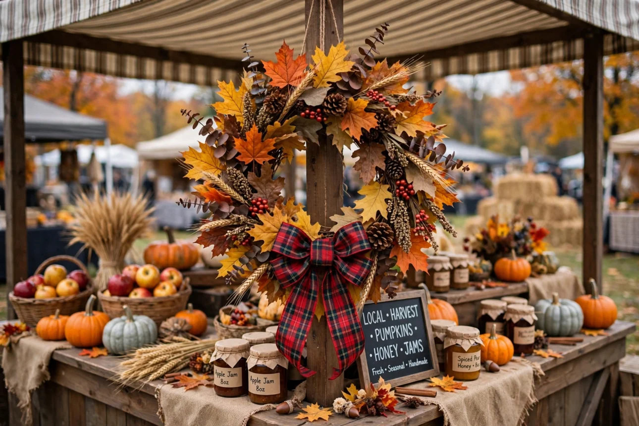 autumn_wreath_booth autumn wreath booth