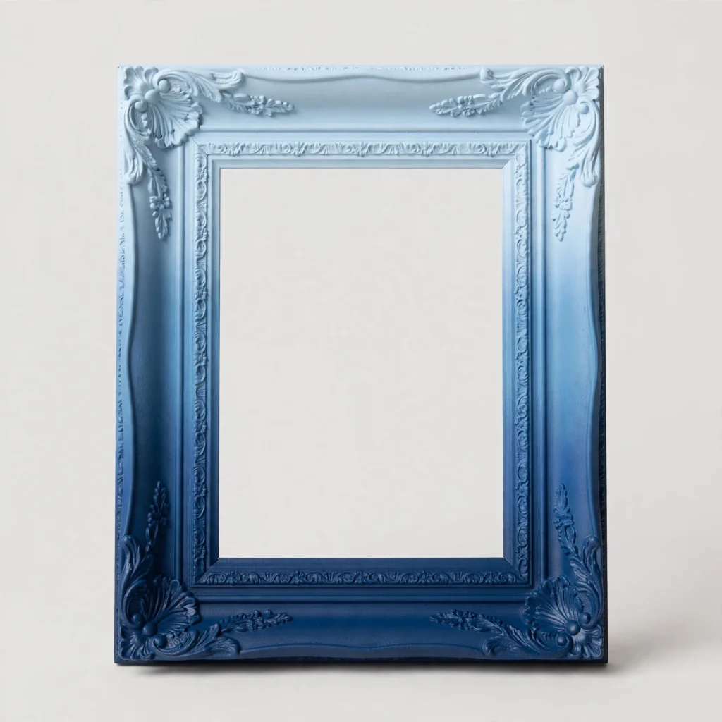 blue_ombre_frame blue ombre frame