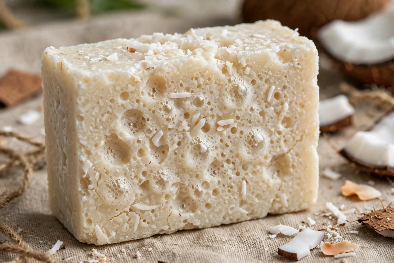 coconut oil soap bar