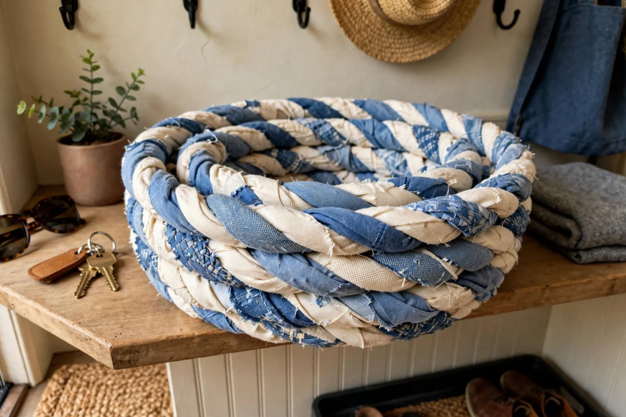 fabric_rope_bowl_entryway fabric rope bowl entryway
