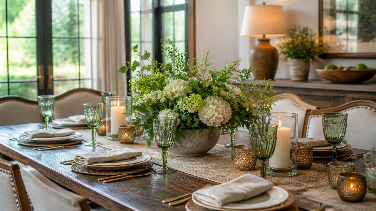 dinning table centerpiece ideas