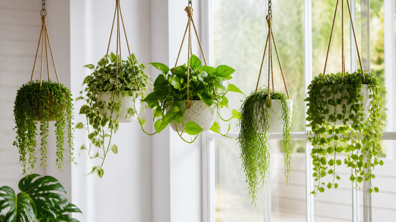 indoor hanging plants ideas