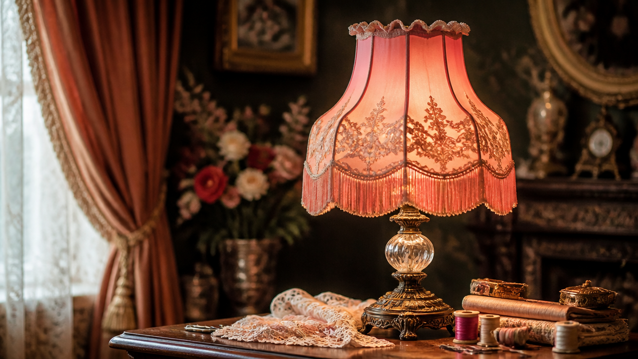 victorian lampshade tutorial