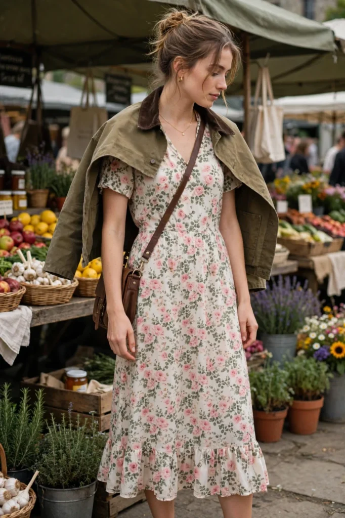 floral_midi_dress_market floral midi dress market