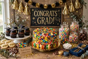 graduation dessert bar