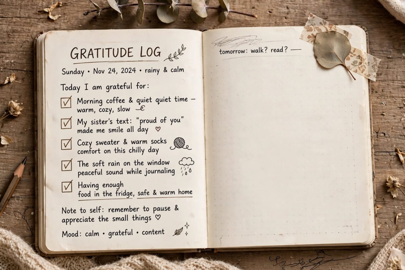 gratitude_log_flatlay gratitude log flatlay
