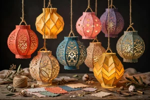 handmade paper lanterns
