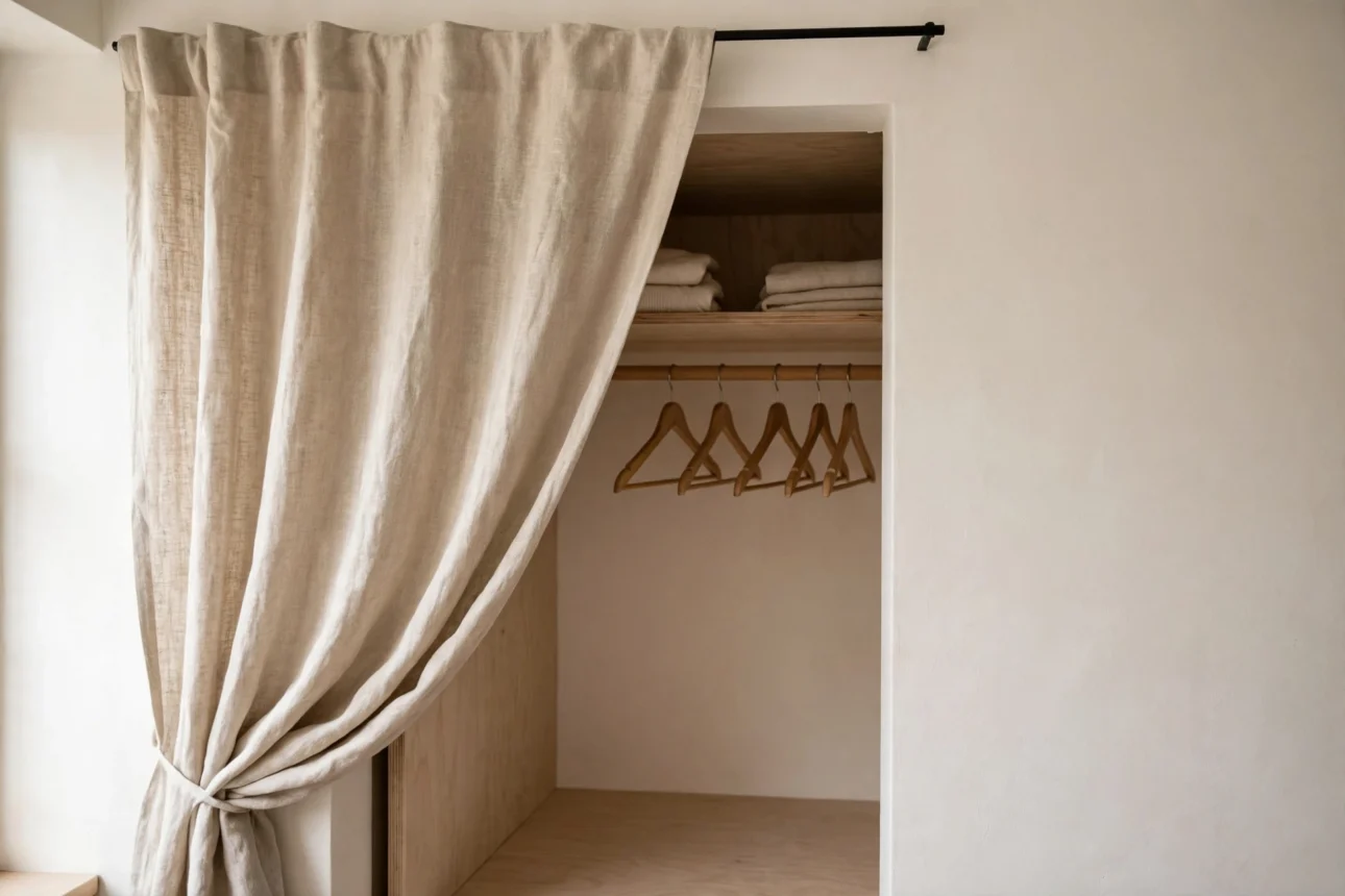 linen_curtain_closet linen curtain closet