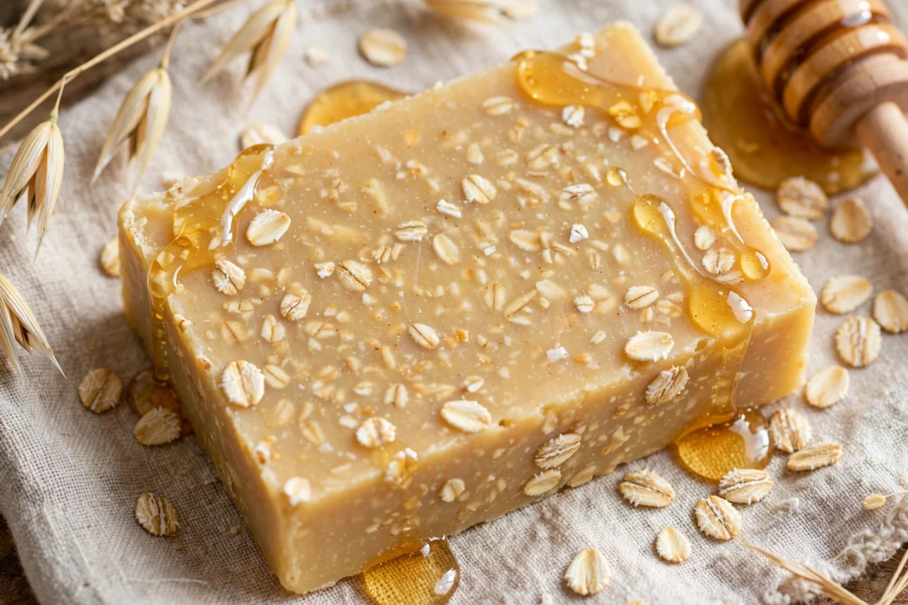 oatmeal honey soap