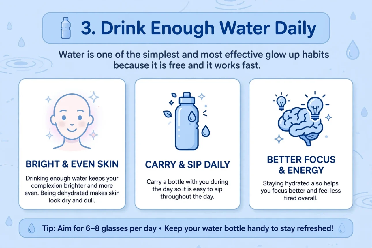 pastel blue water infographic