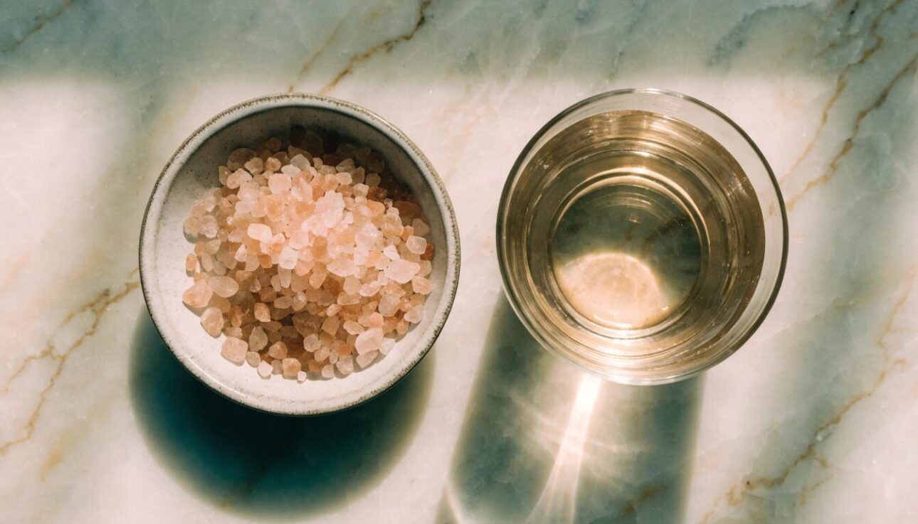 pink-himalayan-salt-crystals-in-a-small-bowl-besid pink himalayan salt crystals in a small bowl besid