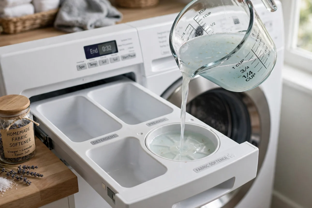 pouring_fabric_softener pouring fabric softener