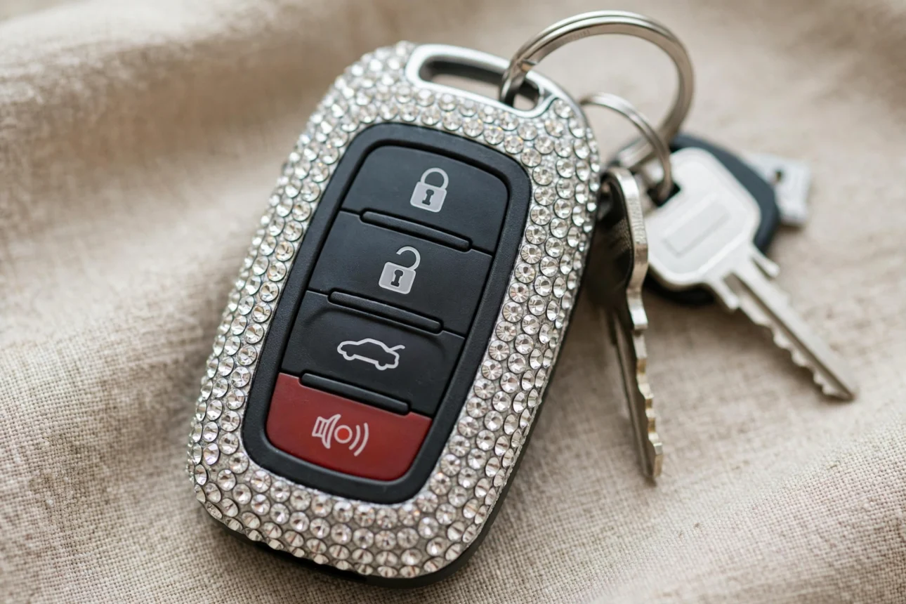 rhinestone_key_fob rhinestone key fob