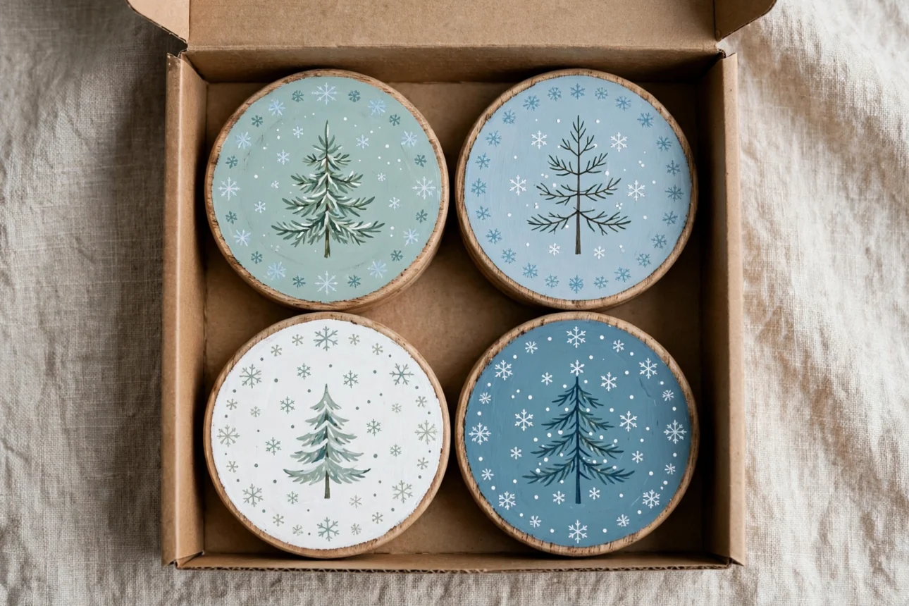 winter_coasters_flatlay winter coasters flatlay