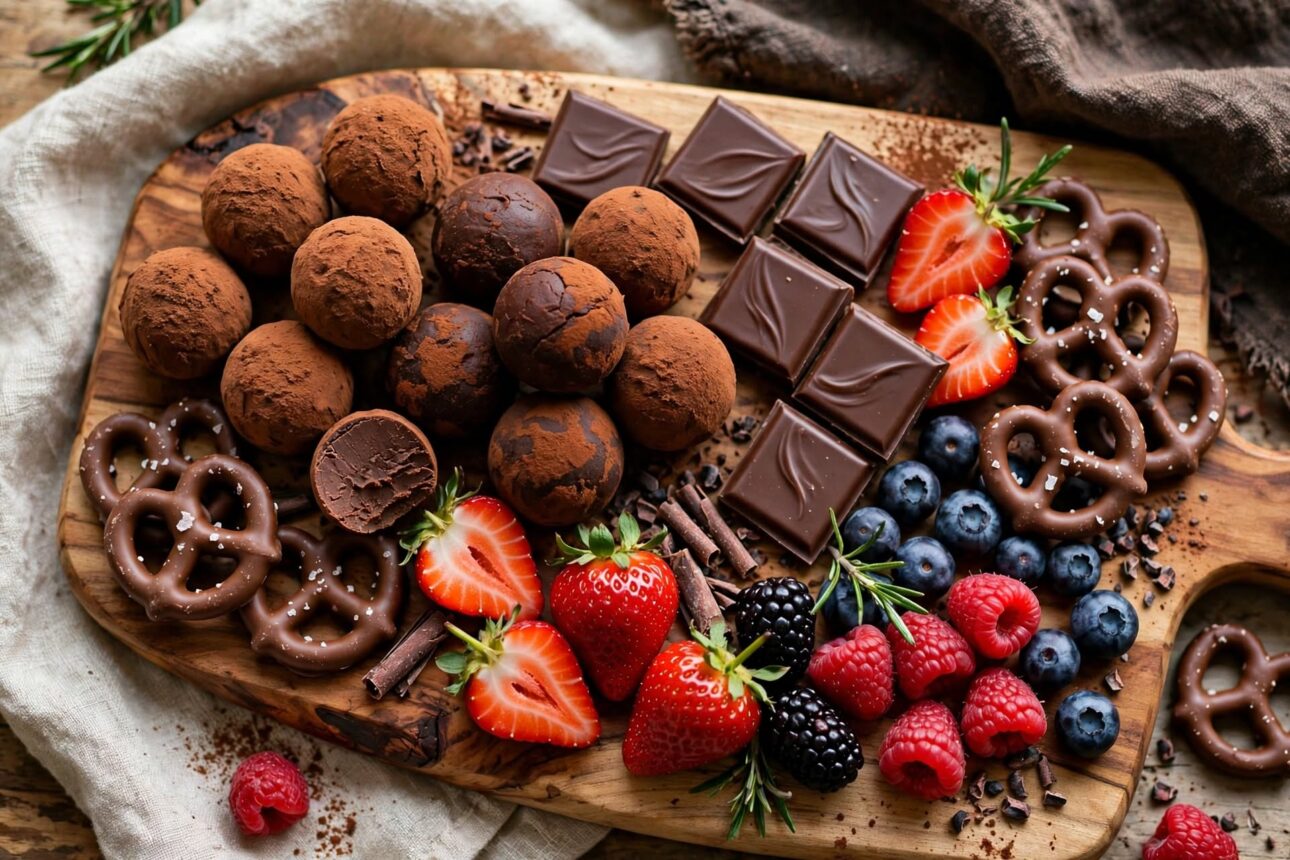 chocolate_dessert_board chocolate dessert board