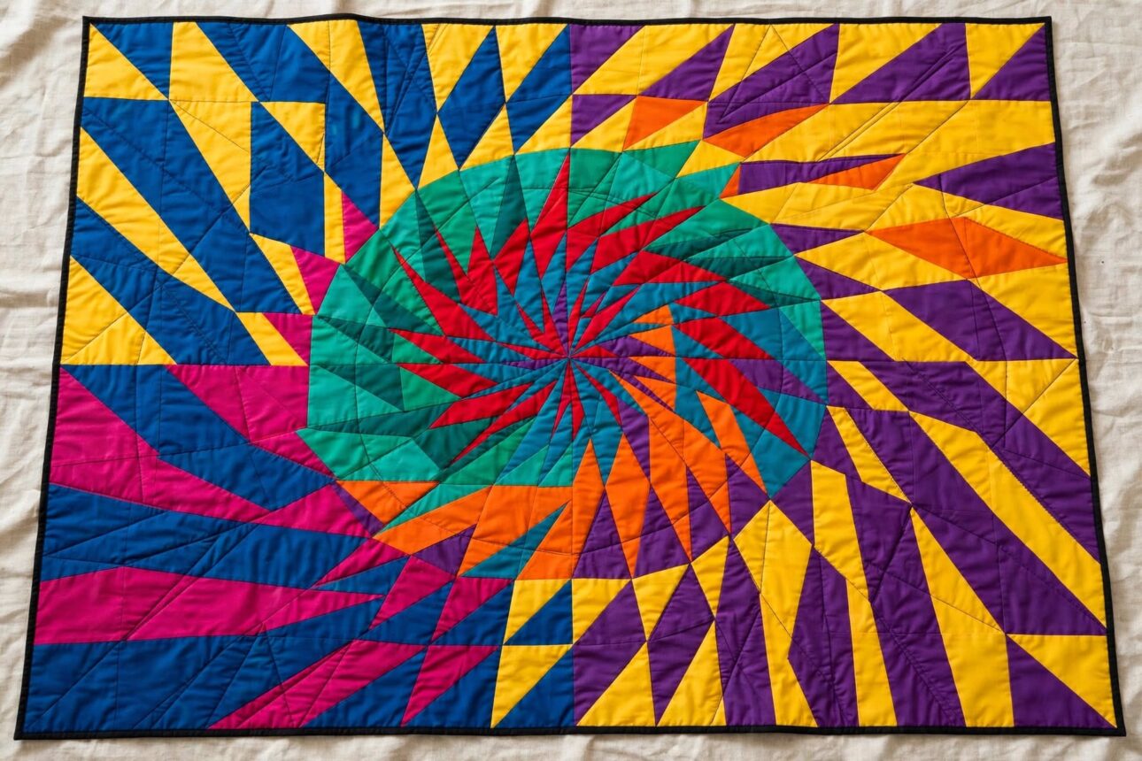 half_square_triangle_quilt_vortex