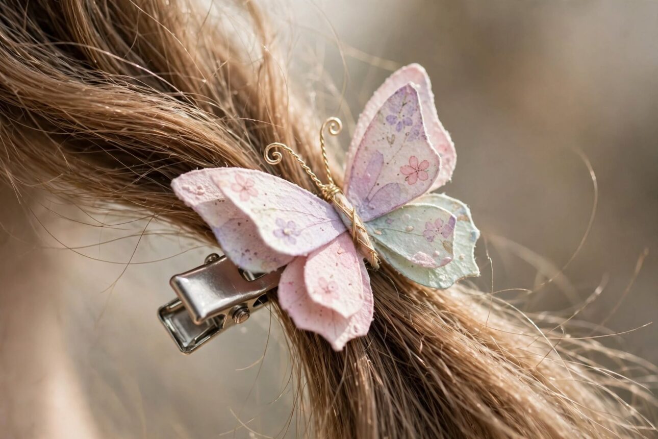 paper_butterfly_hair_clip paper butterfly hair clip