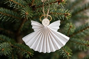 12 amazing Christmas Paper Crafts paper_fan_angel_ornament