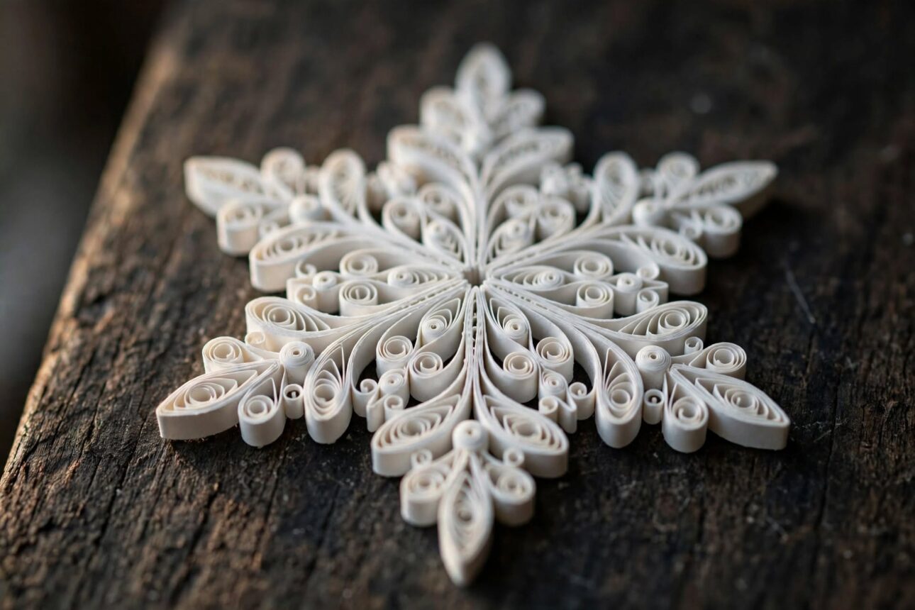 quilled_snowflake_macro quilled snowflake macro