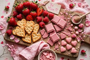 13 Fun Charcuterie Board Ideas valentines_board_flatlay